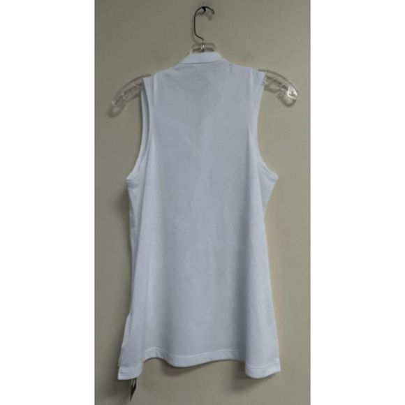 NEW Women's O/S NIKE Dri-Fit Sleeveless Tank Top White 655321 - 995 - Picture 2 of 3